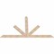 Ekena Millwork Saratoga Smooth Timber Gable Bracket, Douglas Fir, 96"W x 56"H x 1 1/2"D x 5 1/2"F, 14/12 Pitch GBW096X56X0206SAR00SDF - alternate 2